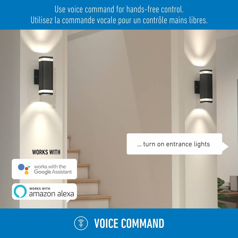 OUT-STW-C Stark 11" Tall Smart LED Outdoor Wall Light