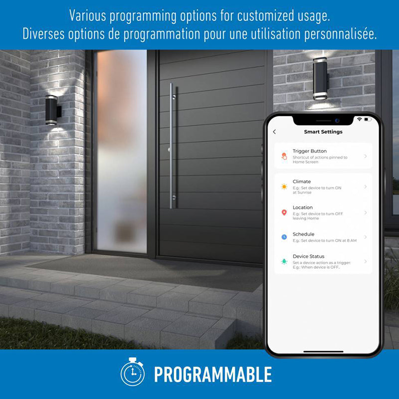 OUT-STW-C Stark 11" Tall Smart LED Outdoor Wall Light