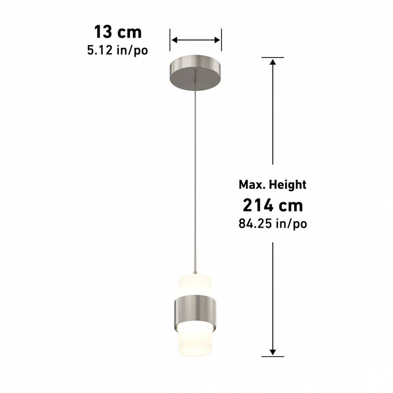 PDT-MKC-17TE10-J Miko 1-lt 5" LED Pendant, CCT