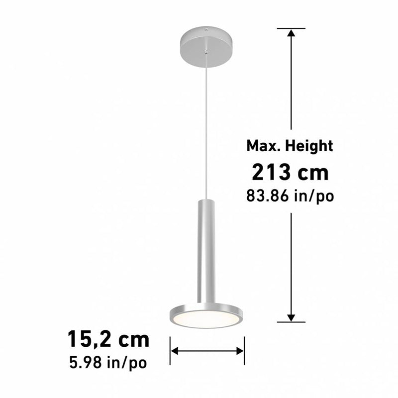 PDT1-ROC Romeo 1-lt 6" LED Pendant, CCT