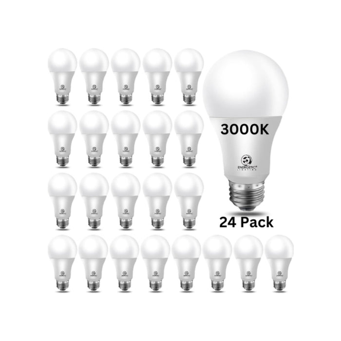 LED A19 8.5W  3000K 750 Lumens 24-PACK - NON DIMMING