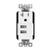 Enerlites 61200-TR2USB-CU USB Interchangeable Dual USB Charger 4.8A with 20A Single Tamper-Resistant Receptacle