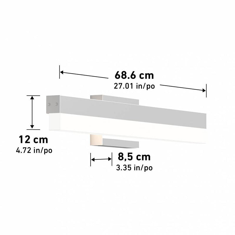 VAN-MYC Mystic 1-lt 27" LED Vanity, CCT