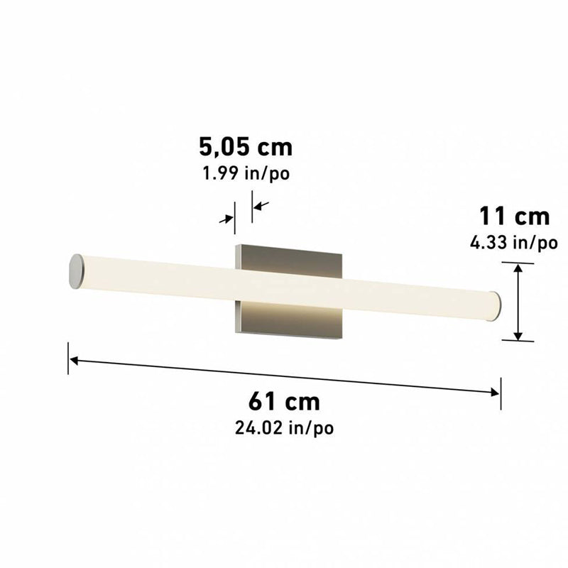 24VAN-NU-BN10TE10-J Nuvo 24" LED Vanity