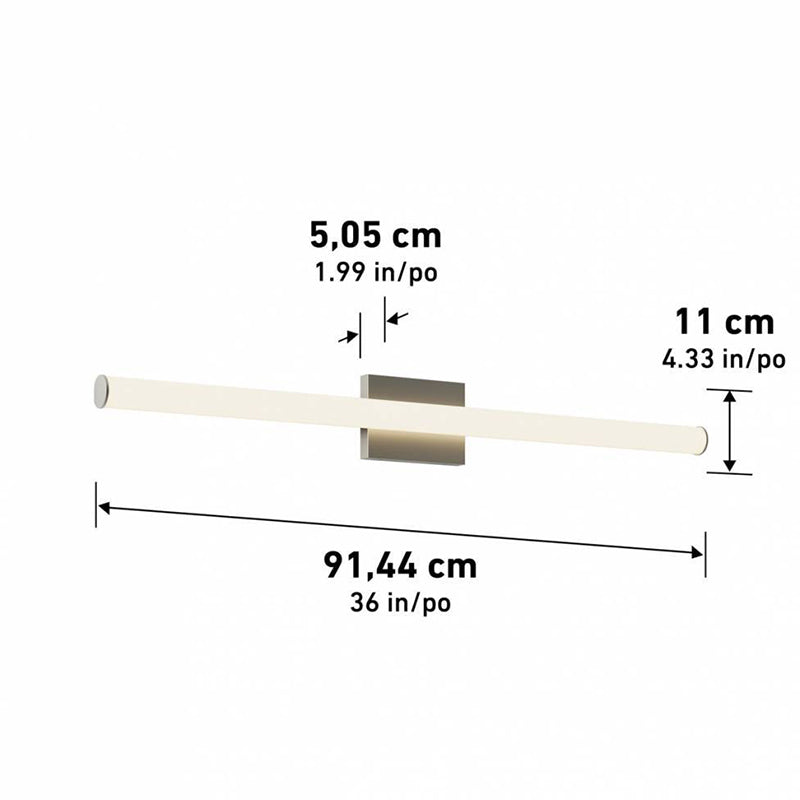36VAN-NU-BN10TE10-J Nuvo 36" LED Vanity