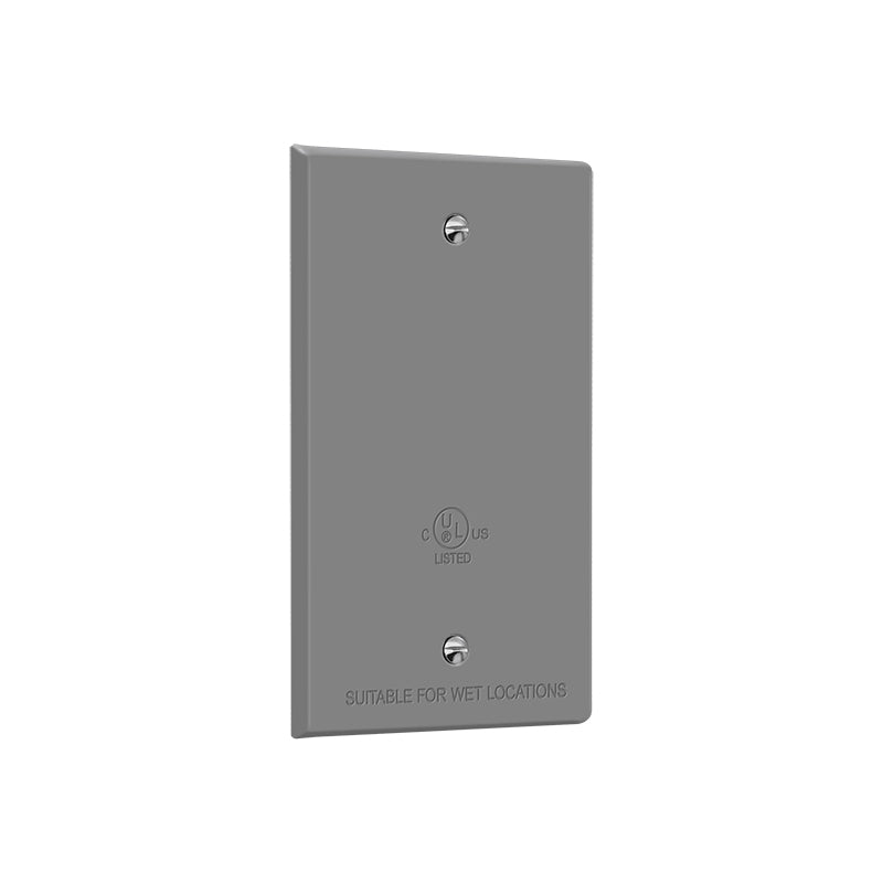7701-WP 1-GANG Weatherproof Metal Blank Wall Plate