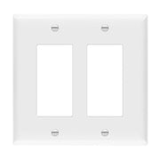 Enerlites 8832M 2-Gang Decorator/GFCI Mid Size Wall Plate