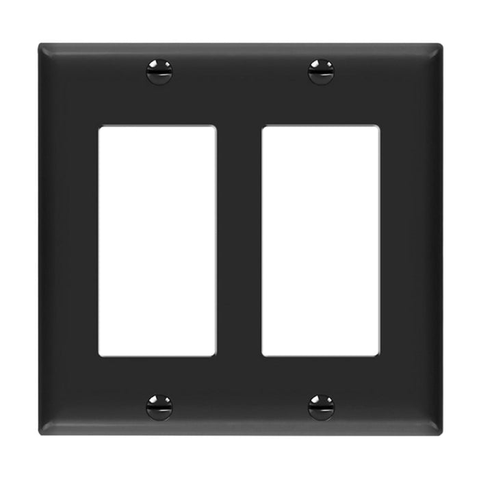 Enerlites 8832 2-Gang Decorator/GFCI Wall Plate