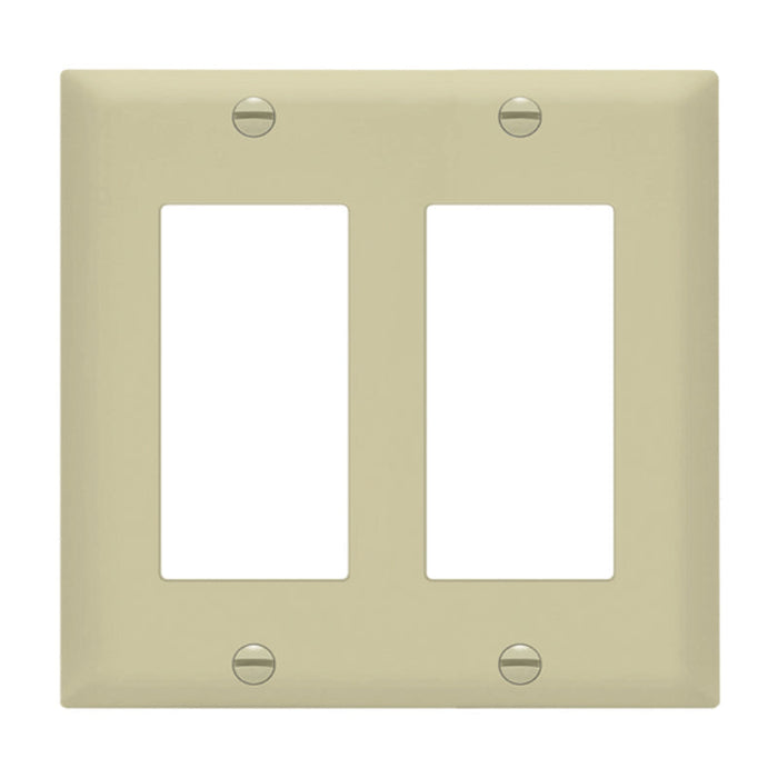 Enerlites 8832 2-Gang Decorator/GFCI Wall Plate