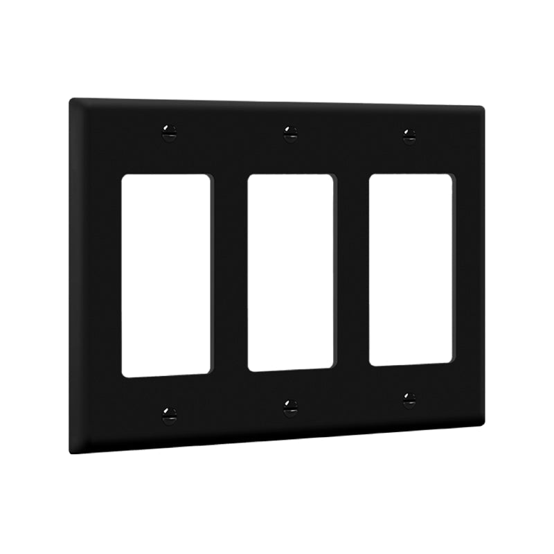 Enerlites 8833 3-Gang Decorator/GFCI Wall Plate
