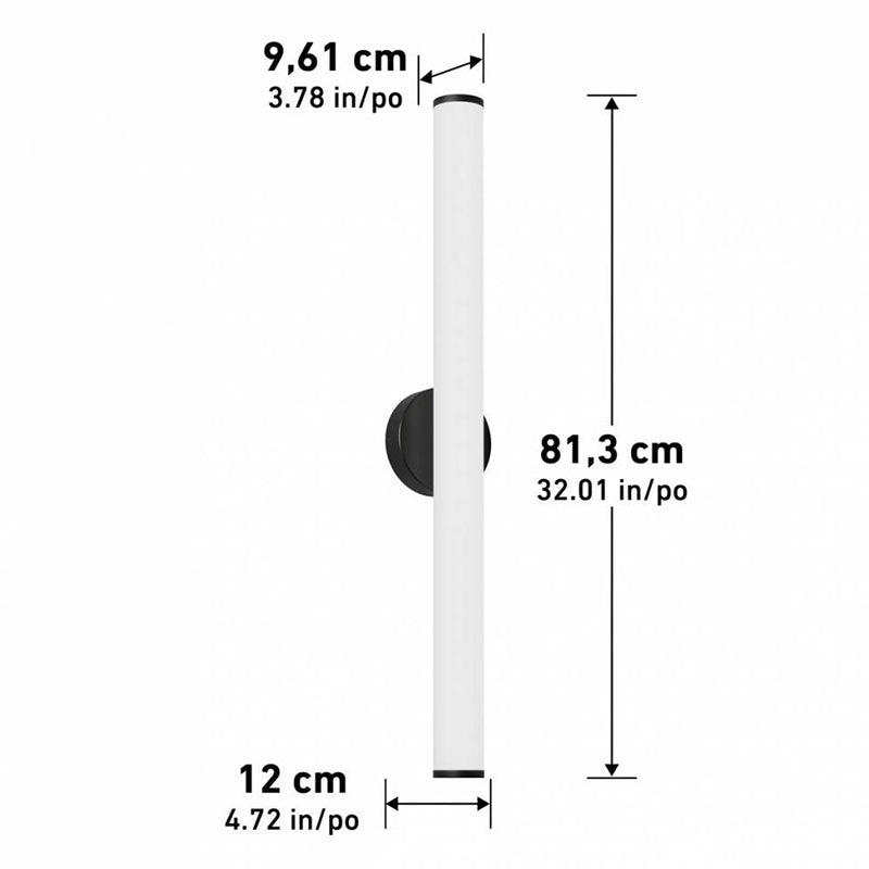 32SCO-KA-BL1710V-JA Kalio 1-lt 32" Tall LED Wall Sconce