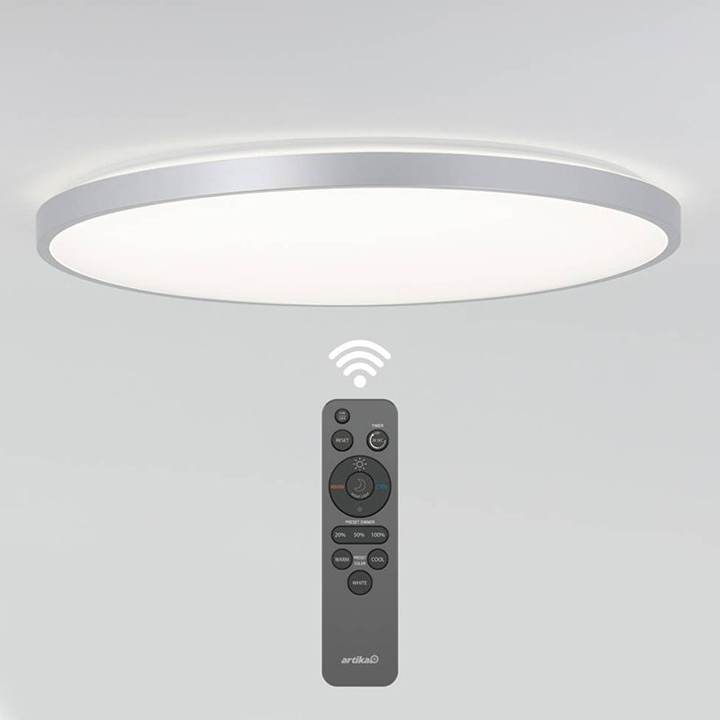 CL-ERR Europa 1-lt 21" LED Flush Mount with Remote, CCT