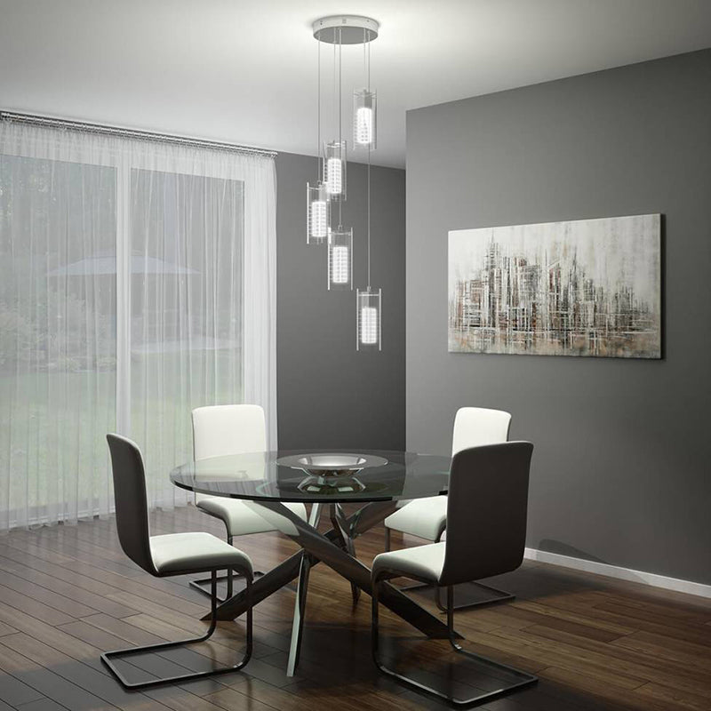 HOL5SP-RN Hologram 5-lt 10" LED Pendant