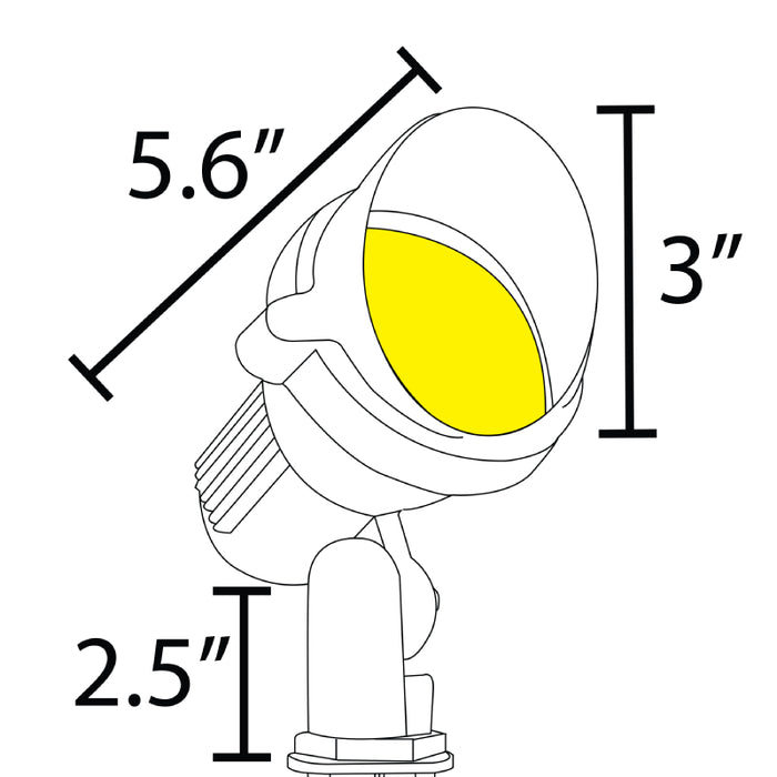 CDR85 9W 12V LED Spot Light, RGB