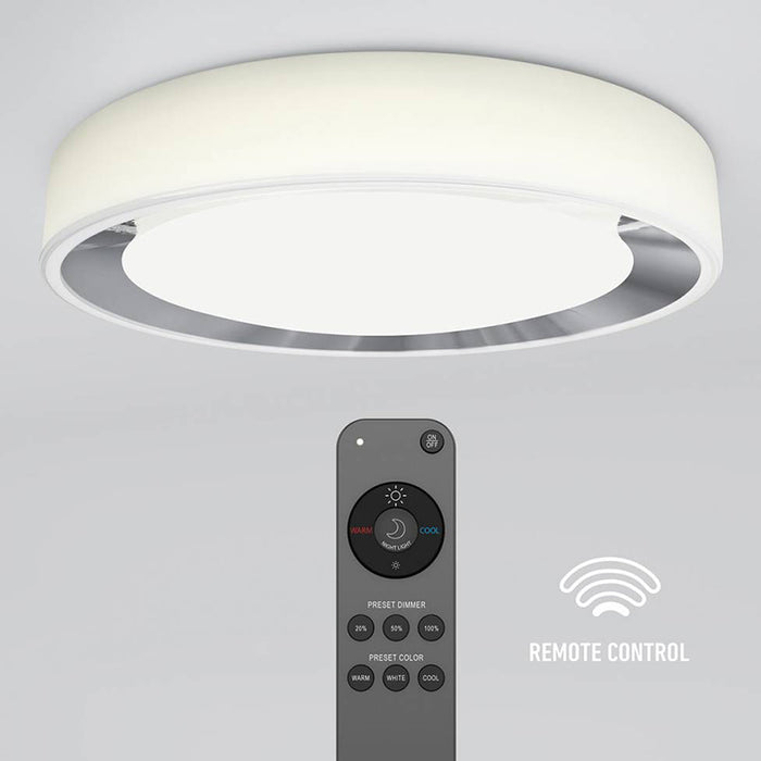 FM-CORC Cooper 1-lt 13" LED Flush Mount with Remote, CCT