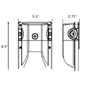 DMWP 28W LED Mini Wall Pack, 5000K