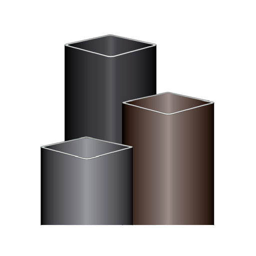 DPS-4-15-11-DM490 4" Steel Square Pole, 11 Ga. 15 ft