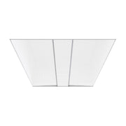 Deco DSCB Skyler 2x2 25W/30W/40W LED Volumetric Butterfly Center Basket Panel, 3CCT Selectable, Up to 4400 lm, 120-277V