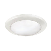 Deco DDISC Mira 6" Round LED Disk Light, 5CCT Selectable, 1000 Lumens, 120V