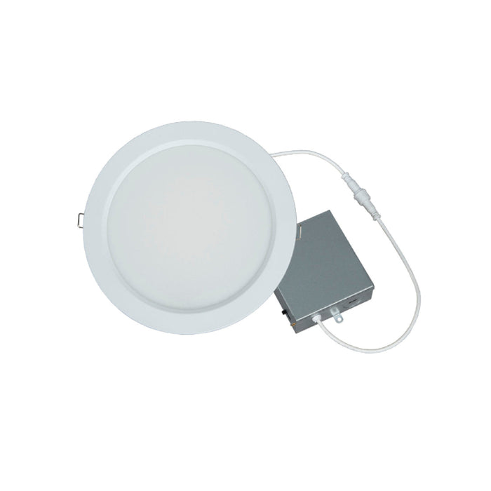 E2DLF 8" 25W LED Slim Downlight, CCT Selectable, Dimmable