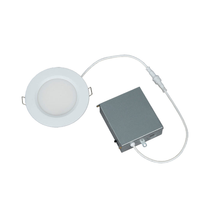 E2DLF 4" 8W LED Slim Downlight, CCT Selectable Dimmable