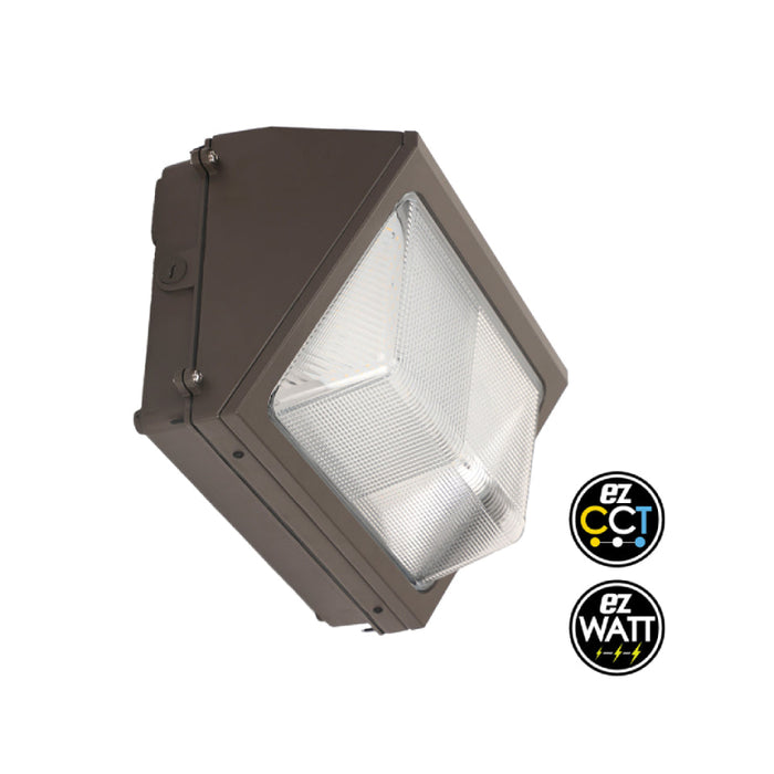 E4WPA 45W/65W/75W LED Wall Pack, CCT Selectable