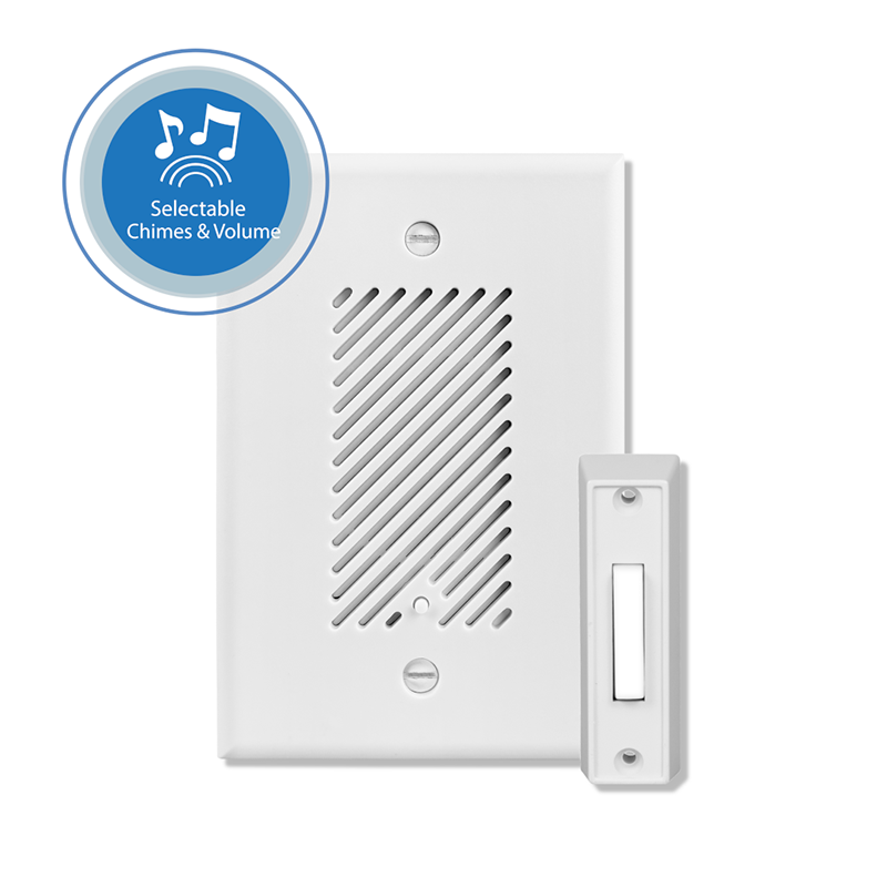 NICOR EDC1 Single-Gang Electronic Door Chime Kit with Lighted Button