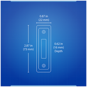 NICOR EDC1 Single-Gang Electronic Door Chime Kit with Lighted Button