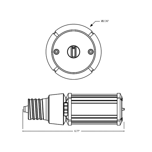 ESL-CL-0918W-53050-EX39 CL Series 9W/12W/18W LED Bulb, EX39 Base, 3CCT Selectable