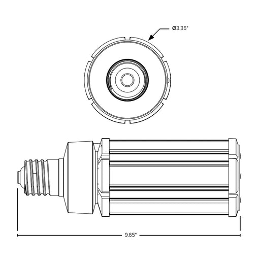 ESL-CL-55W-53050-EX39 CL Series 55W LED Bulb, EX39 Base, 3CCT Selectable