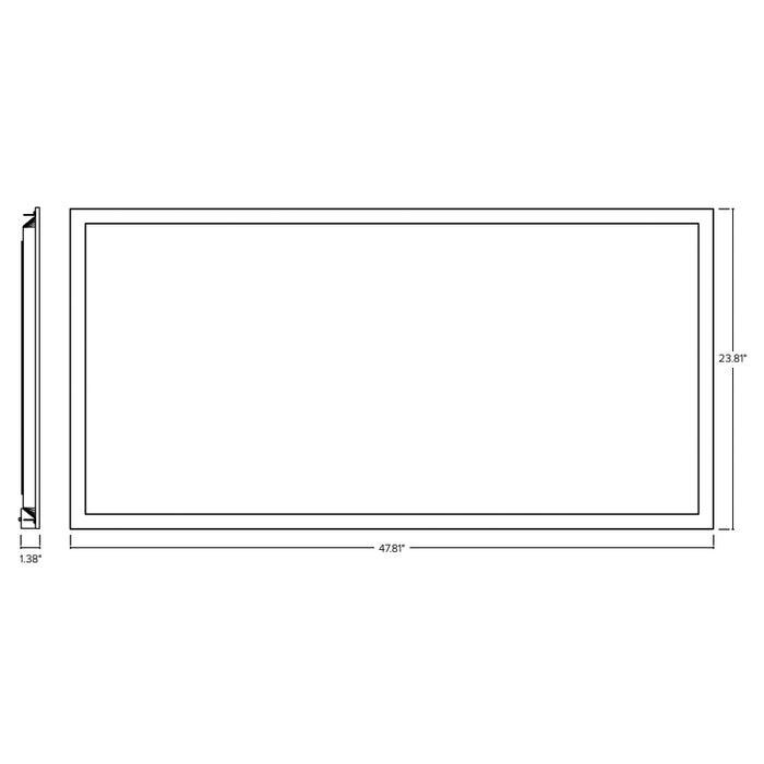 ESL-CSS-820-24-3050W-33550K 820 Selectable 2x4 LED Panel, 3CCT & Wattage Selectable