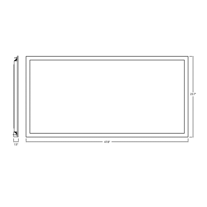 ESL-CSS-821-24-4060W-3550K 821 Selectable 2x4 LED Panel, 3CCT & Wattage Selectable