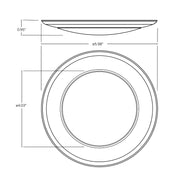 ESL-DSK-4-10W-42750 Disk Series 4" LED Surface Mount, 5CCT Selectable