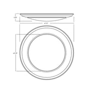 ESL-DSK-6-15W-42750 Disk Series 6" LED Surface Mount, 5CCT Selectable