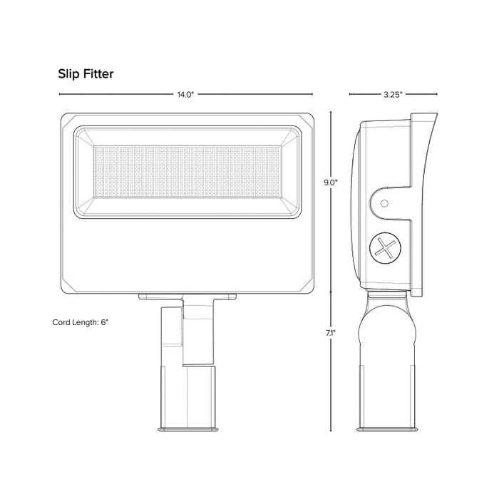 ESL-FLD-105150W-13050 105W / 120W / 150W LED Flood Light, 3CCT & Wattage Selectable