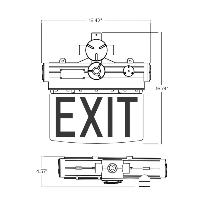 ESL-HZEX-5W-1 Hazardous 5W LED Emergency Exit, Class 1 Division 1