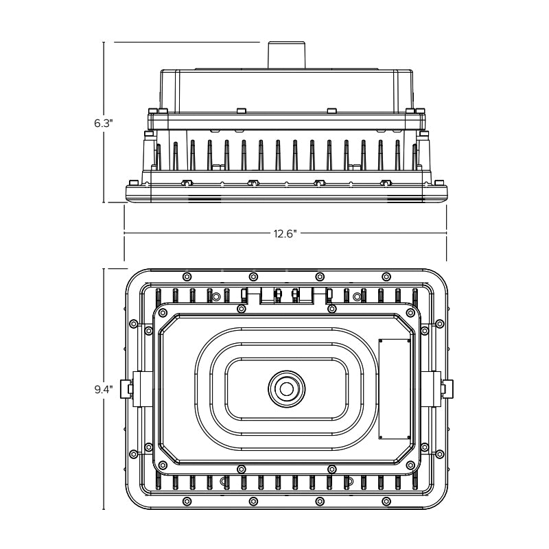 ESL-HZFL-M100W-2 Hazardous 100W LED Flood Light, Class 1 Division 2