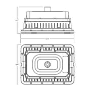 ESL-HZFL-M80W-2 Hazardous 80W LED Flood Light, Class 1 Division 2