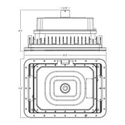 ESL-HZFL-XL250W-2 Hazardous 250W LED Flood Light, Class 1 Division 2