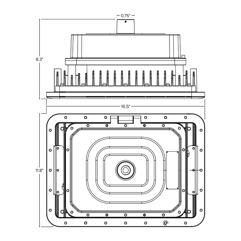 ESL-HZFL-XL250W-2 Hazardous 250W LED Flood Light, Class 1 Division 2