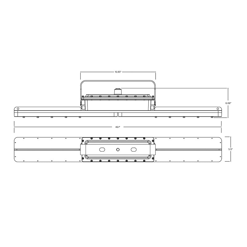 ESL-HZLHB-L100W-1 Hazardous 100W LED Linear High Bay, Class 1 Division 1