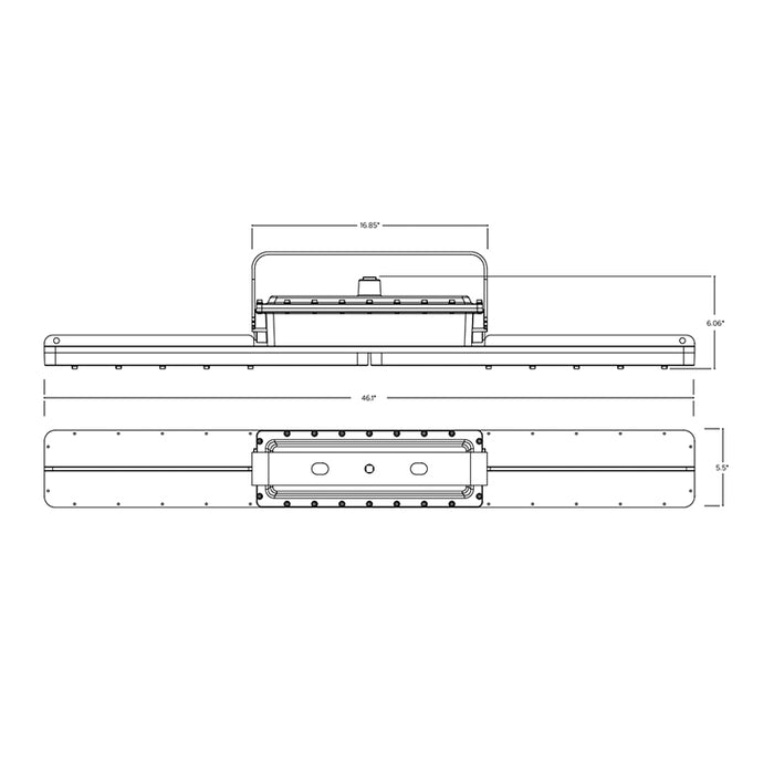 ESL-HZLHB-L100W-1 Hazardous 100W LED Linear High Bay, Class 1 Division 1