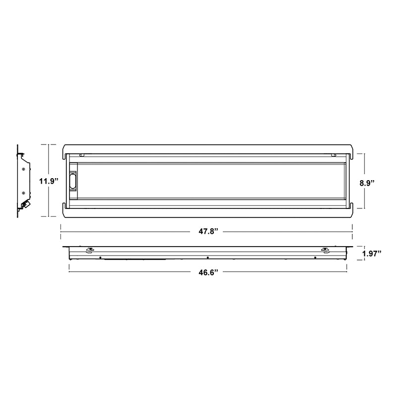 ESL-ISS-640-14-2030W-3550K IntelliSense Series 1 x 4 LED Troffer Retrofit, 3CCT & Wattage Selectable