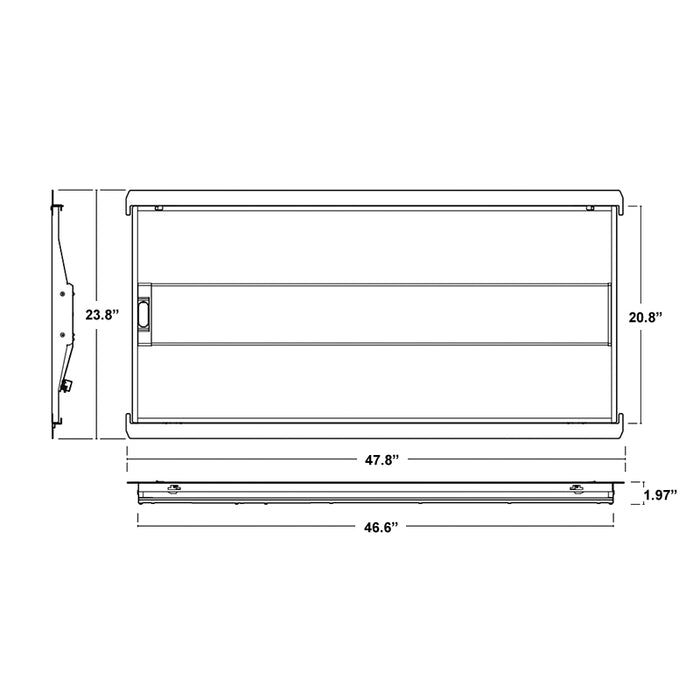 ESL-ISS-640-24-2040W-3550K IntelliSense Series 2 x 4 LED Troffer Retrofit, 3CCT & Wattage Selectable