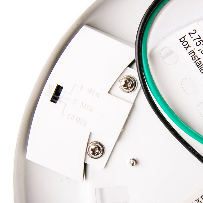 ESL-ODSK-6-15W-12750-DA Occupancy Disk 6" LED Surface Mount with PIR Motion Sensor, 5CCT Selectable