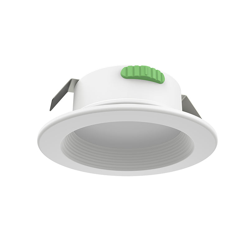 ESL-RTLB-4-10W-12750-WH 4" 10W LED Residential Trim Light, Baffled Design, 5CCT Selectable