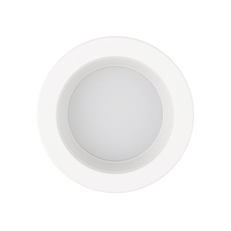 ESL-RTLB-4-10W-12750-WH 4" 10W LED Residential Trim Light, Baffled Design, 5CCT Selectable