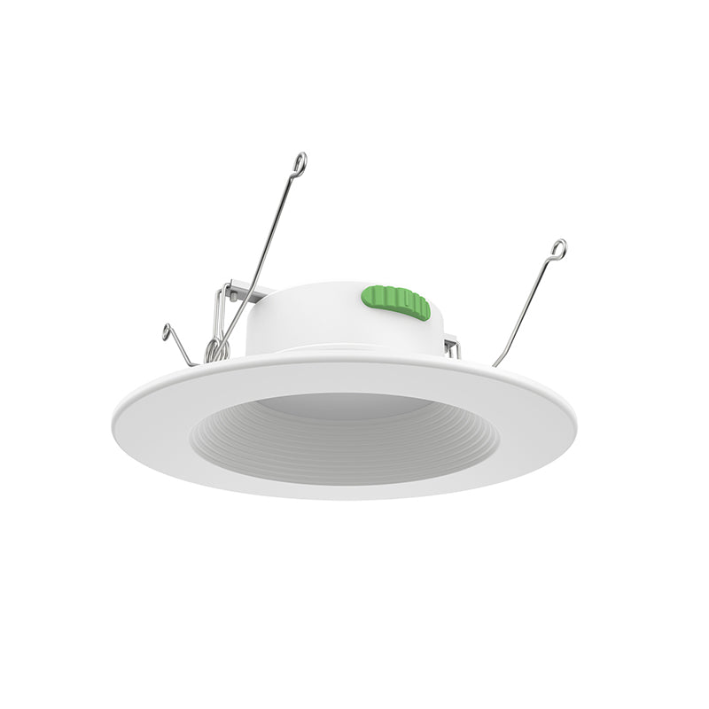 ESL-RTLB-6-15W-12750-WH 6" 15W LED Residential Trim Light, Baffled Design, 5CCT Selectable