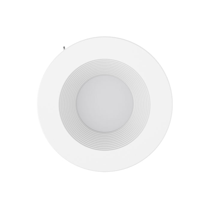 ESL-RTLB-6-15W-12750-WH 6" 15W LED Residential Trim Light, Baffled Design, 5CCT Selectable