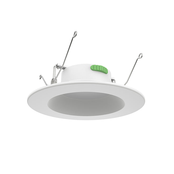 ESL-RTLS-6-15W-12750-WH 6" 15W LED Residential Trim Light, Smooth Design, 5CCT Selectable